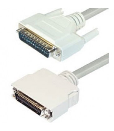 Cable SUB-D m 25-HP centronics h 36
