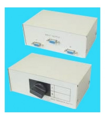 Distribuidor 2/4, 3/5 SUB-D hembra 15 pin hd, conmutador monitor