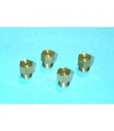 Kit de 4 toberas de gas metano de métrica (M-8)