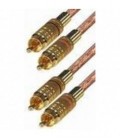 2rca m - 2RCA m 10m dorado 5mm