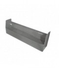 Zocalo lavavajjillas Fagor, color gris, 600mm x 200mm, VF8B000C9
