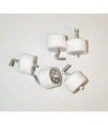 Filtros fibra blanco (10UN.)