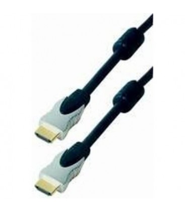 Cable HDMI m 19P - HDMI m 19P, conectores dorados, HDMI 1.3