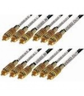 6xrca m - 6xRCA m dorado 5m