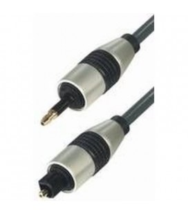 Toslink macho - jack macho 3,5MONO 6 diametro 2m