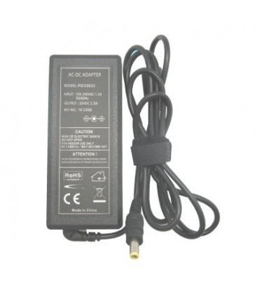 Fuente alimentacion 20V-2,0A 40W, 5.5X2.5mm, C6, magalhaes 20V, 20W