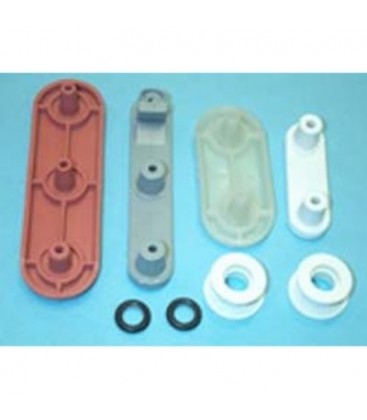 Kit soporte cesto lavavajillas Zanussi, Electrolux, Corbero, 50221870004