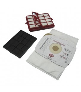 Juego 4 bolsas + filtros aspirador Lux LUX-INTELIG