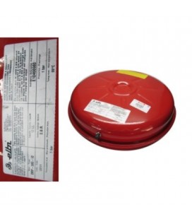 Vaso de expansion extandar, circular, 12 litros, medidas: 385x139, paso de rosca 1/2