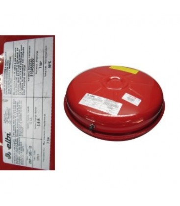 Vaso de expansion extandar, circular, 12 litros, medidas: 385x139, paso de rosca 1/2
