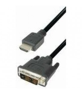 Hdmi m 19PIN - dvi m 18+1 negro 10M