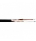 Cable bf 2x0,14 bobina 100m negro