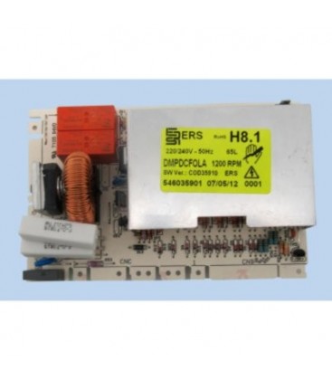 Modulo electronico lavadora new pol, ardo: S1277LS, 1200 rpm, H8.1, 546035900, 546035901