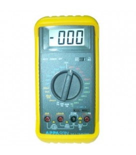 Polimetro digital frecuencia 2KHZ-200KH z, resolucion 1HZ, test de diodos, acustico y disp lay de 2000 CUENTAS. AUTO-POWER off