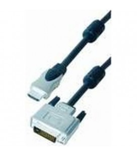 Hdmi m 19PIN - dvi m 24+1, metal, 2 ferritas