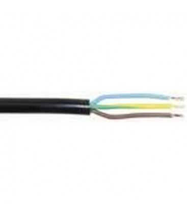 Cable 3X30X0,253mm hasta 15A negro