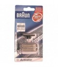 Lámina y cuchilla afeitadora Braun series 8000