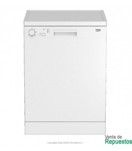 Beko lavavajillas clase a+ blanco DFN05210W