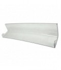 Tapa mantequillero frigorifico Fagor 425mm X 140mm, color transparente, Fagor modelo FFK684 5VX, F98N001A2