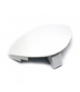 Maneta puerta escotilla Ariston, Indesit color blanco, 076583, W646, W857, WA6, WA8, WD125, WE6, WE105, WE106, WE125, WE145