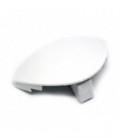 Maneta puerta escotilla Ariston, Indesit color blanco, 076583, W646, W857, WA6, WA8, WD125, WE6, WE105, WE106, WE125, WE145