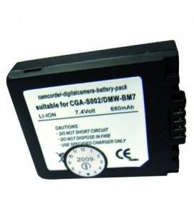 Batería para cámara Panasonic CGAS002 7,2v 680mah