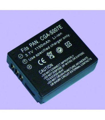 Batería para cámara Panasonic CGAS007E