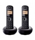 Teléfono inalámbrico Panasonic Duo Color Negro TGB212SPB