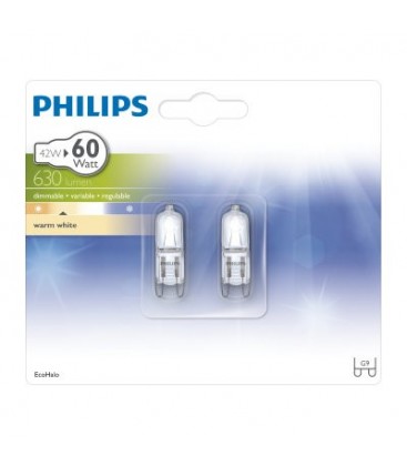 Bombilla Halogena Capsula Clara Philips 42w G9