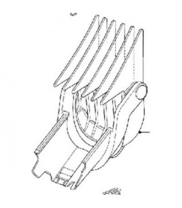 Peine guía cortapelos Philips 422203618561