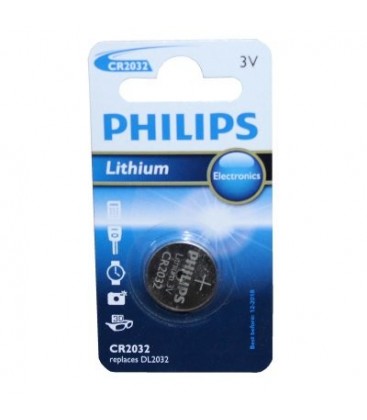 Pila litio Philips formato CR2032