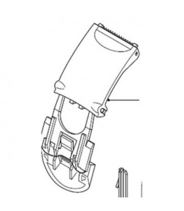 Recortadora patillas afeitadora Philips HQ8445