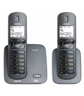 2 teléfonos inalámbricos Philips CD5602B-23 con gestión de llamadas