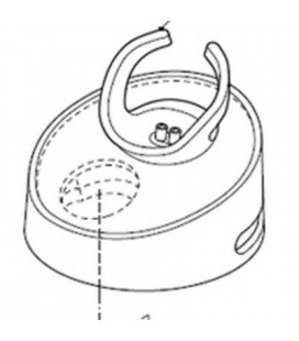 Soporte plástico afeitadora Philips HQ9170