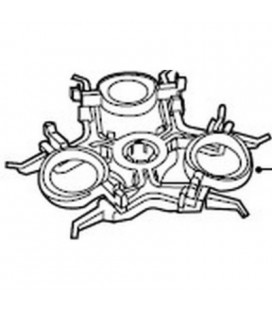 Soporte inferior cabezal afeitadora Philips 482240211319