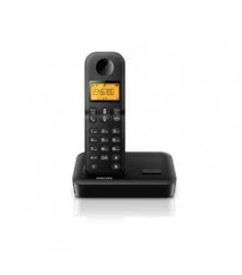 Teléfono inalámbrico Philips D1501B/23 color negro