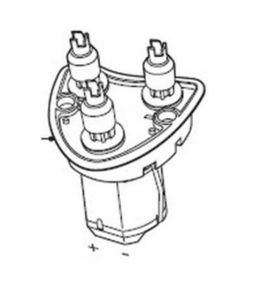 Driving unit, unidad motor + pi?ones afeitadora philips