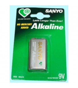 Pila alcalina Sanyo 6LF22 (1P) 9V