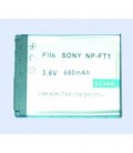 Batería para cámara Sony NPFT1 3,7v 650mah
