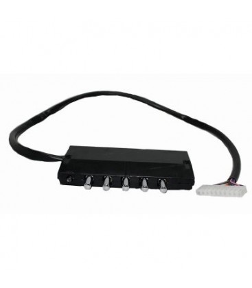 Botonera para campana Teka de 5 teclas + piloto luz