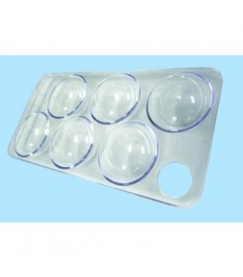 Huevera transparente frigorifico Fagor FFE001096, Whirlpool 4801-311-00522, FIC46 924010795, 183x92mm