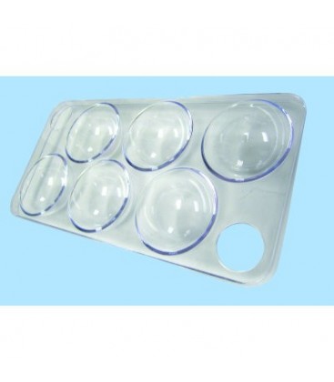 Huevera transparente frigorifico Fagor FFE001096, Whirlpool 4801-311-00522, FIC46 924010795, 183x92mm